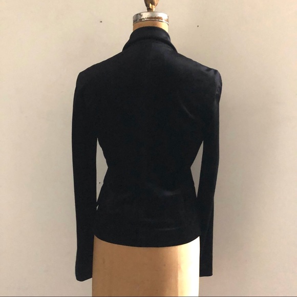 MICHAA] Velvet Stretching Blazer Basic Jacket - Picture 5 of 12